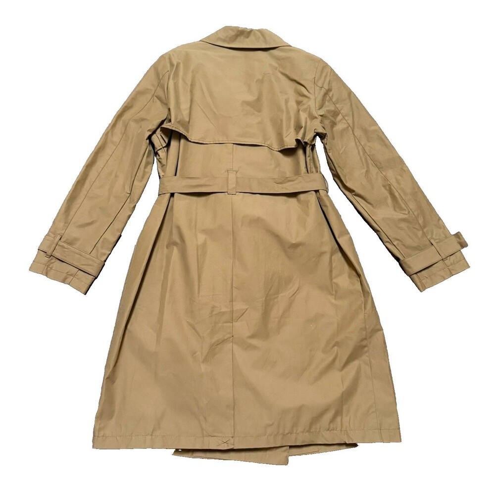 A New Day Women's M Water Resistant Trench Coat Khaki 559337 492830405474 NWT - Picture 5 of 7